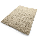 Alfombra Tipo Rya \'Fassale Lana tejida a mano\' - Beige