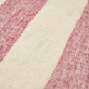 Plaid \'Beatriz Stripe\' 130x170cm - Rojo/blanco