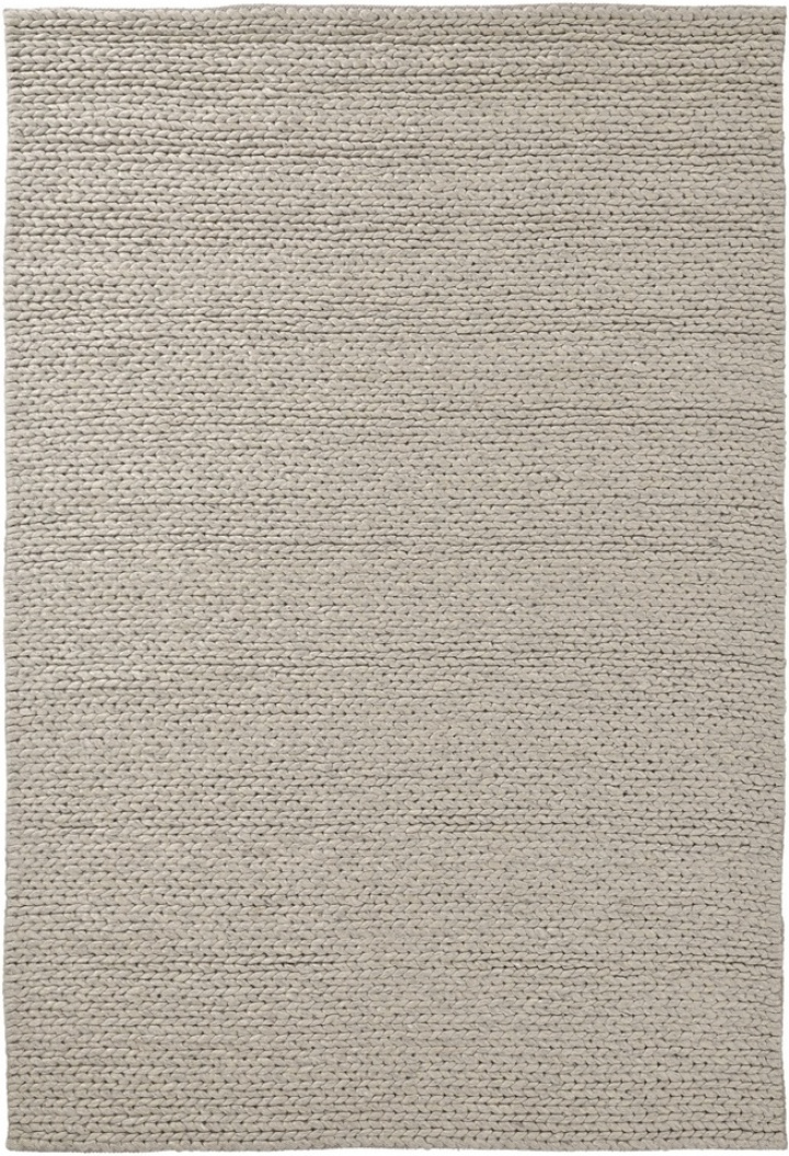 Alfombra de lana \'Talvia Braided Wool\' - Gris en el grupo Alfombras / Alfombras de lana con Reforma (V10252)
