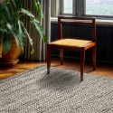 Alfombra de lana \'Talvia Braided Wool\' - Gris