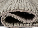 Alfombra de lana \'Talvia Braided Wool\' - Gris