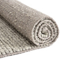 Alfombra de lana \'Talvia Braided Wool\' - Gris