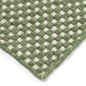 Alfombra de lana \'Ovelia\' - Verde/blanco