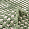 Alfombra de lana \'Ovelia\' - Verde/blanco