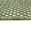 Alfombra de lana \'Ovelia\' - Verde/blanco
