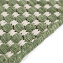 Alfombra de lana \'Ovelia\' - Verde/blanco