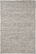 Alfombra de lana \'Talvia Braided Wool\' - Gris oscuro