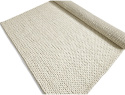 Alfombra de lana \'Talvia Braided Wool\' - Blanco
