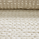 Alfombra de lana \'Talvia Braided Wool\' - Blanco