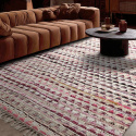 Alfombra de trapo \'Lindby\' - Multicolor/rosa