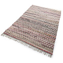 Alfombra de trapo \'Lindby\' - Multicolor/rosa