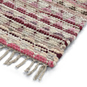 Alfombra de trapo \'Lindby\' - Multicolor/rosa