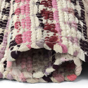 Alfombra de trapo \'Lindby\' - Multicolor/rosa