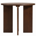 Mesa de caf&eacute; \'Cr&eacute;me\' Redonda 55 cm - Nogal