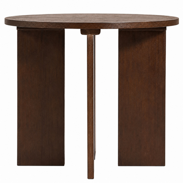 Mesa de caf&eacute; \'Cr&eacute;me\' Redonda 55 cm - Nogal en el grupo Muebles / Mesas / Mesa de café con Reforma (WD-17-1-walnut)