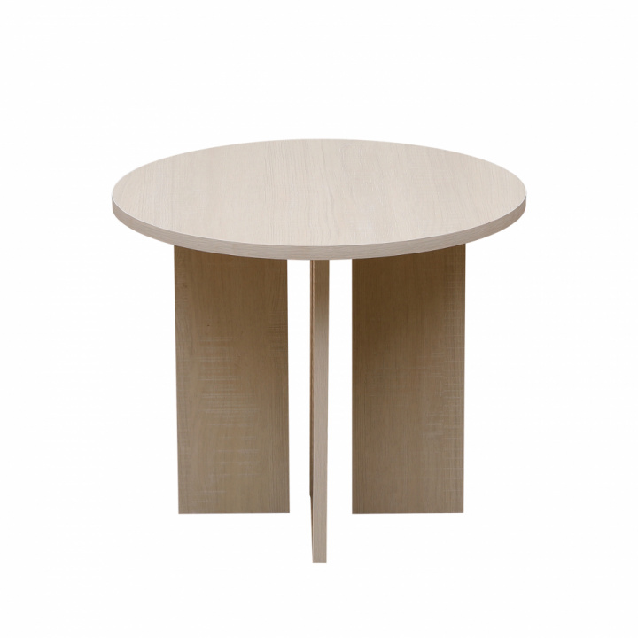 Mesa de café \'Créme\' Redonda 55 cm - Pigmentada blanca en el grupo Muebles / Mesas / Mesa de café con Reforma (WD-17-1-whitepigmented)