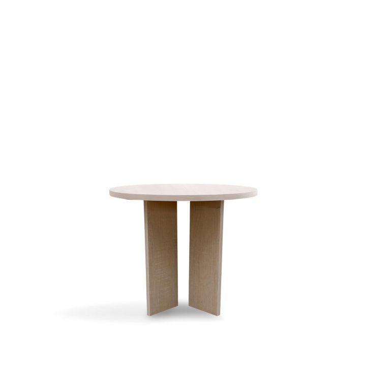 Mesa de caf&eacute; \'Cr&eacute;me\' Redonda 55 cm - Pigmentada blanca en el grupo Muebles / Mesas / Mesa de café con Reforma (WD-17-1-whitepigmented)