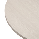 Mesa de caf&eacute; \'Cr&eacute;me\' Redonda 55 cm - Pigmentada blanca