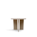 Mesa de caf&eacute; \'Cr&eacute;me\' Redonda 55 cm - Pigmentada blanca