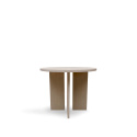 Mesa de caf&eacute; \'Cr&eacute;me\' Redonda 55 cm - Pigmentada blanca