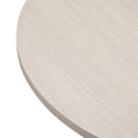 Mesa de caf&eacute; \'Cr&eacute;me\' Redonda 55 cm - Pigmentada blanca