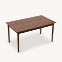 Mesa de comedor \'Fager\' 135cm - Nogal