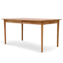 Mesa de comedor \'Fager\' 135cm - Pigmentada blanca