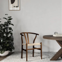 Silla \'Alta\' - Nogal/Beige