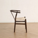 Silla \'Alta\' - Nogal/Beige