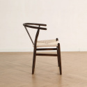 Silla \'Alta\' - Nogal/Beige