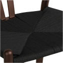 Silla \'Alta\' - Nogal/Negro
