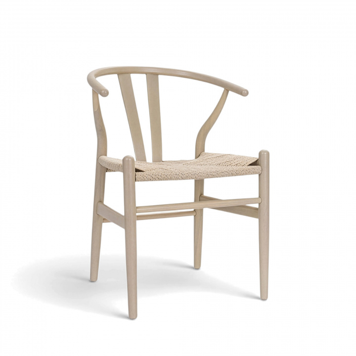Silla \'Alta\' - Beige en el grupo Muebles / Muebles para sentarse / Sillas con Reforma (WS-8651A-Whitewashed-NEW)