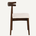 Silla \'Fager\' - Nogal/Beige