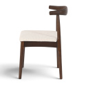 Silla \'Fager\' - Nogal/Beige