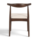 Silla \'Fager\' - Nogal/Beige