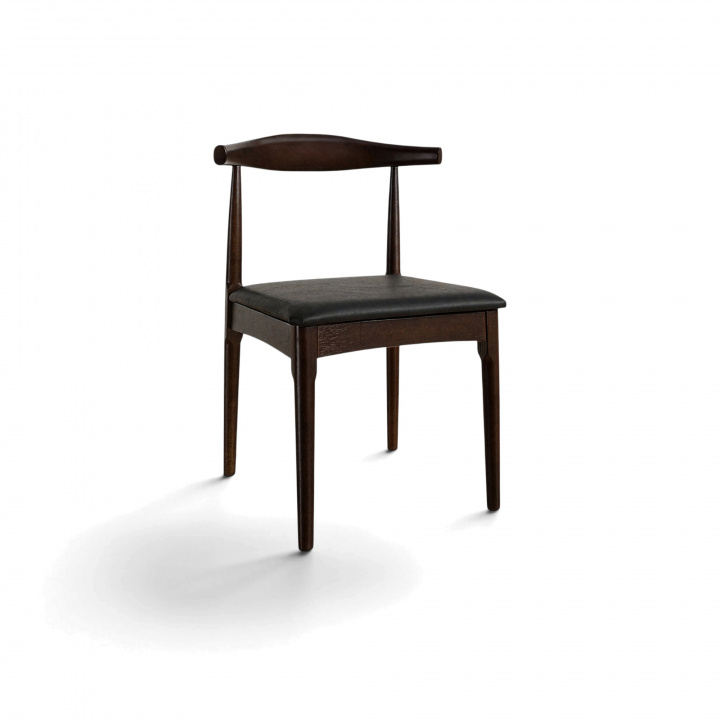 Silla \'Fager\' - Nogal/Negro en el grupo Muebles / Muebles para sentarse / Sillas con Reforma (WS-8662)