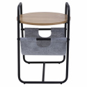 Mesa auxiliar \'Tidningsställ\' - Negro/Madera