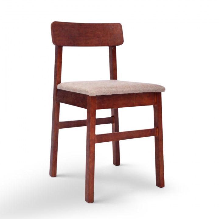 Silla \'Ålesund\' - Nogal/Beige en el grupo Muebles / Muebles para sentarse / Sillas con Reforma (WS-ND004-walnut-beige)