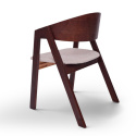 Silla \'Voss\' - Nogal/Gris