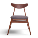 Silla \'Asta\' - Nogal/Gris oscuro