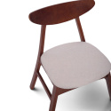 Silla \'Asta\' - Nogal/Blanco