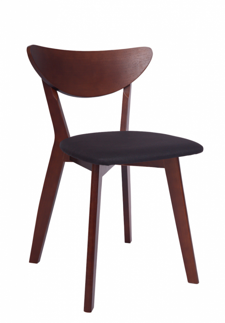 Silla \'Sirdal\' - Nogal/Gris oscuro en el grupo Muebles / Muebles para sentarse / Sillas con Reforma (WS-ND010-walnut-darkgrey)