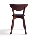 Silla \'Sirdal\' - Nogal/Gris oscuro
