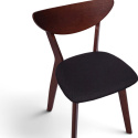 Silla \'Sirdal\' - Nogal/Gris oscuro