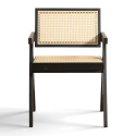 Silla con brazos \'Rotting\' - Negro