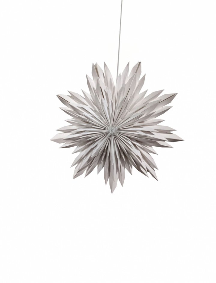 Estrella de Adviento \'Oslo\' 65cm - Blanco en el grupo Iluminación / Lámparas / Iluminación navideña con Reforma (WW-advent-star-white-2)