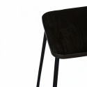 Taburete \'Bor&aring;s\' - Marr&oacute;n/Negro