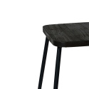 Taburete \'Bor&aring;s\' - Marr&oacute;n/Negro