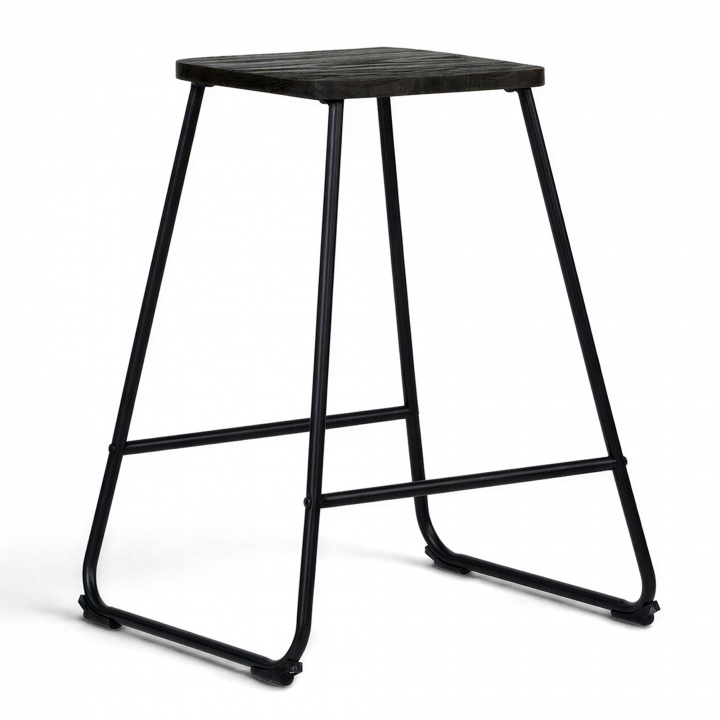 Banqueta \'Bor&aring;s\' - Marr&oacute;n/Negro en el grupo Muebles / Muebles para sentarse / Taburetes con Reforma (WX-3061MW)