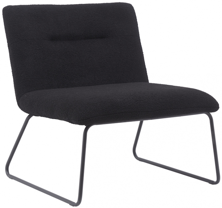Sillón \'Chelsea\' - Negro/Teddy en el grupo Muebles / Muebles para sentarse / Sillones con Reforma (WX-7001-teddy-black)